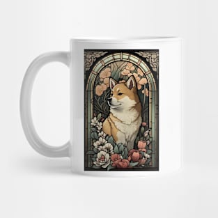 Shiba Inu Japanese Dog - Art Nouveau Style Mug